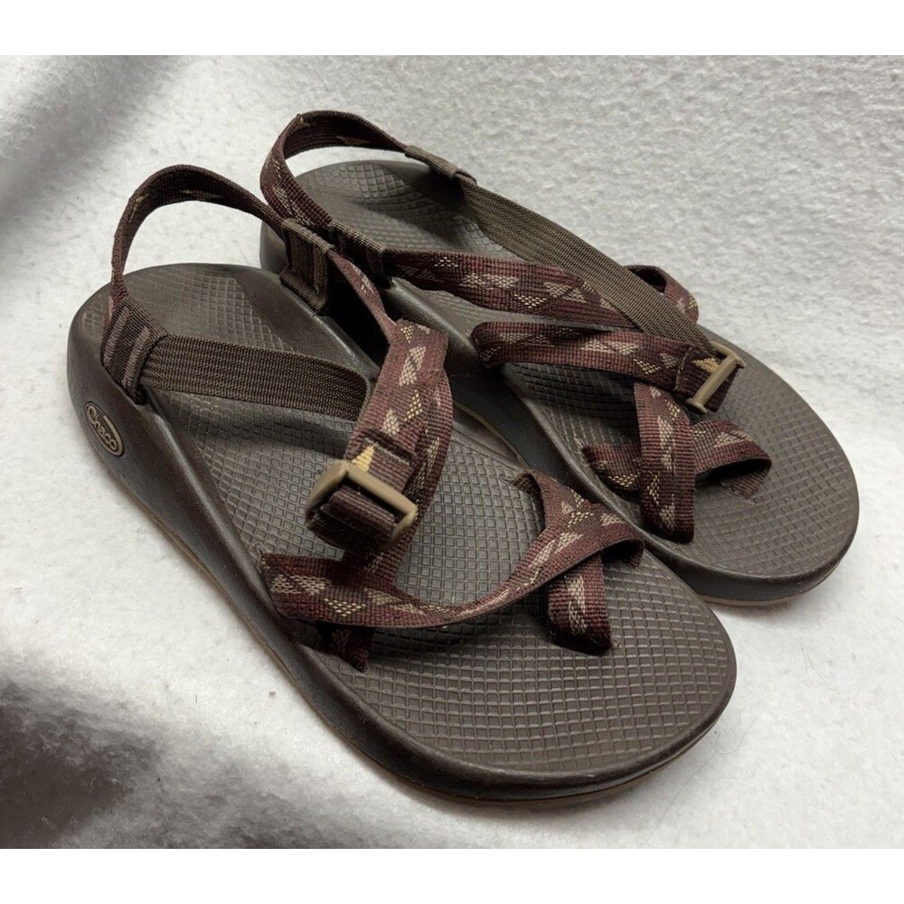 Chaco Z/1 Sandals Shoes Mens Size 9 Brown Adjustable Strap Hiking Outdoor Sport